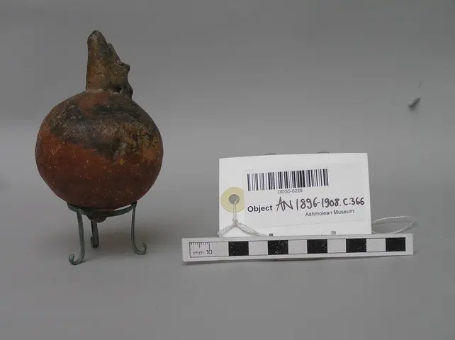 Red Polished III globular jug (cut-away mouth) - image 1